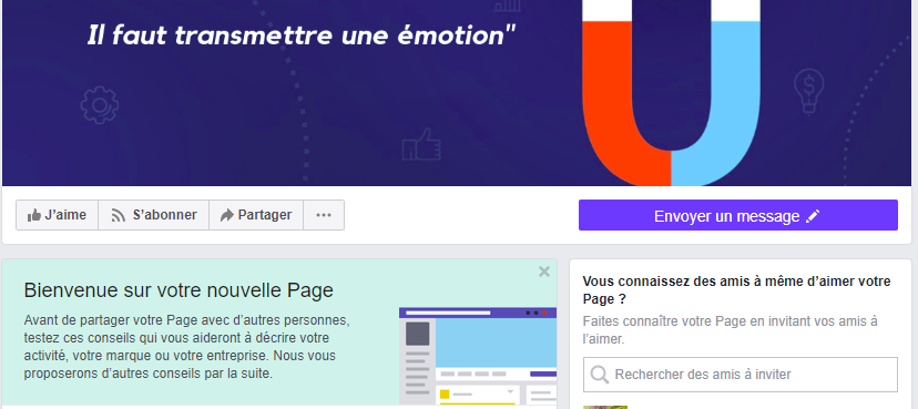 Inviter vos amis à aimer votre page